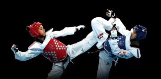 Taekwondo, Kore’nin eski dövüş sanatlarından taekkyeon ve hwa rang do gibi geleneksel sanatların birleşiminden doğmuştur. Modern taekwondo’nun temelleri 1950’lerde Kore’de atılmıştır.